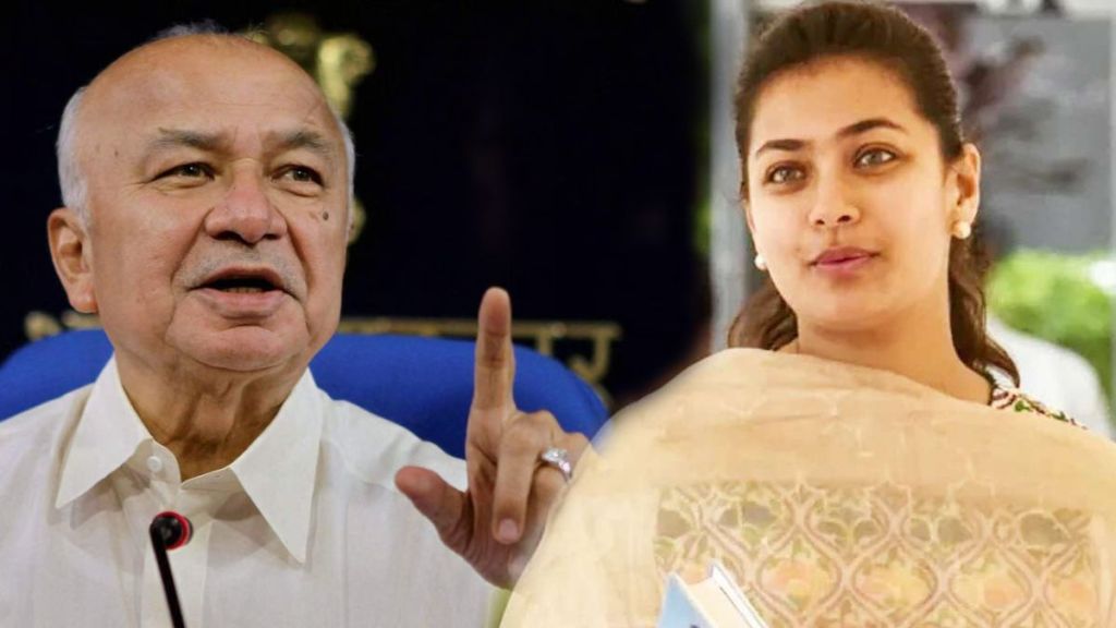 Sushilkumar Shinde and Praniti shinde