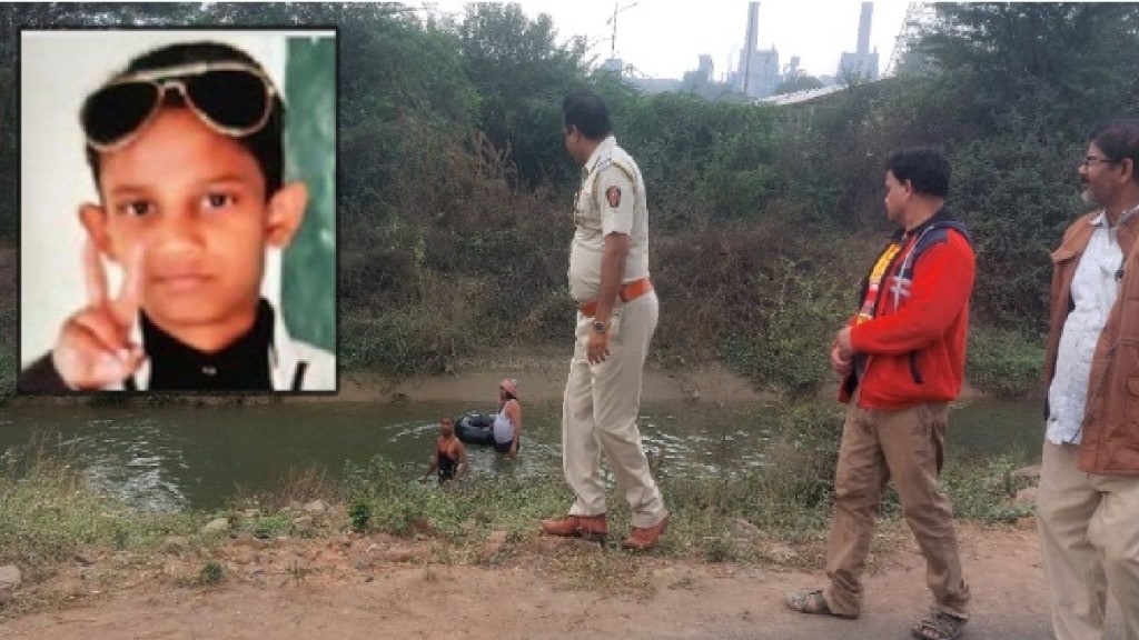 The dead body of an eight year old boy was found washed away in the canal Nagpur