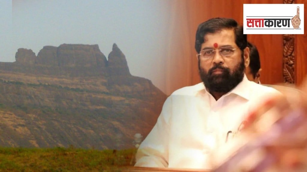 eknath shinde slogan Hindutva Thane