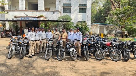 Traffic police took action against 150 bullet drivers who were troubling citizens