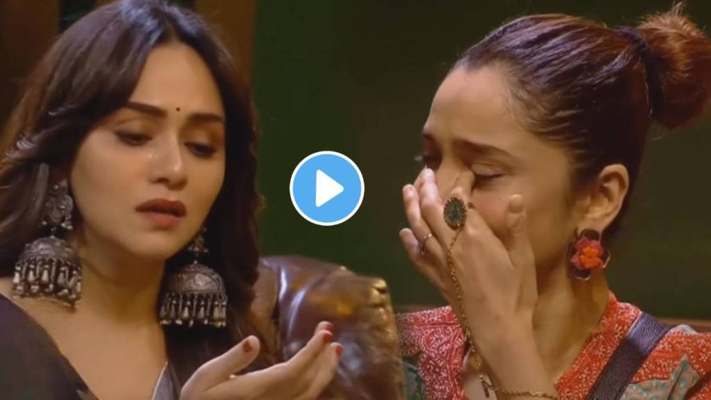 amruta khanvilkar enters bb house and supports ankita lokhande