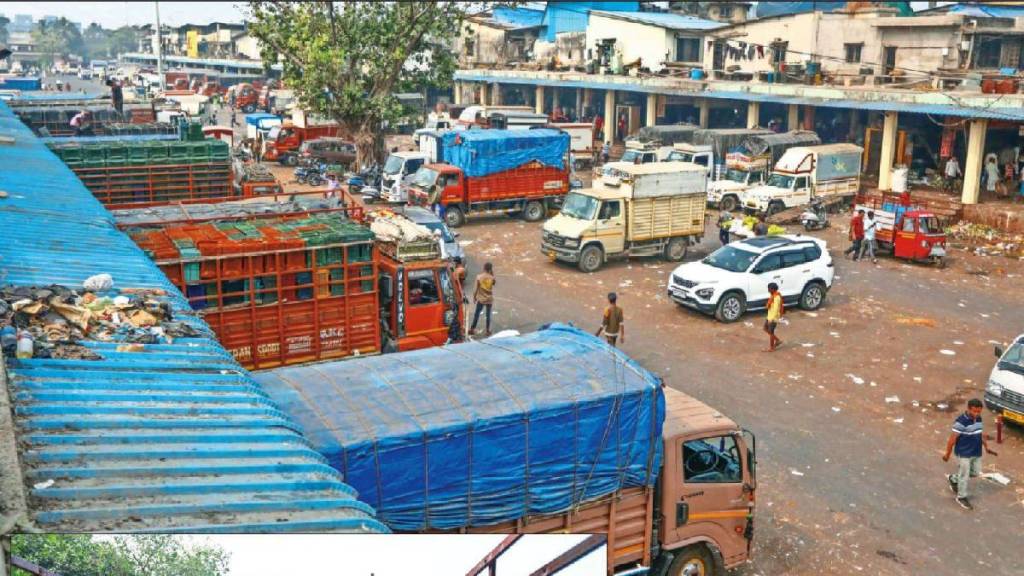 Navi Mumbai, APMC market, vegetables prices, transport strike