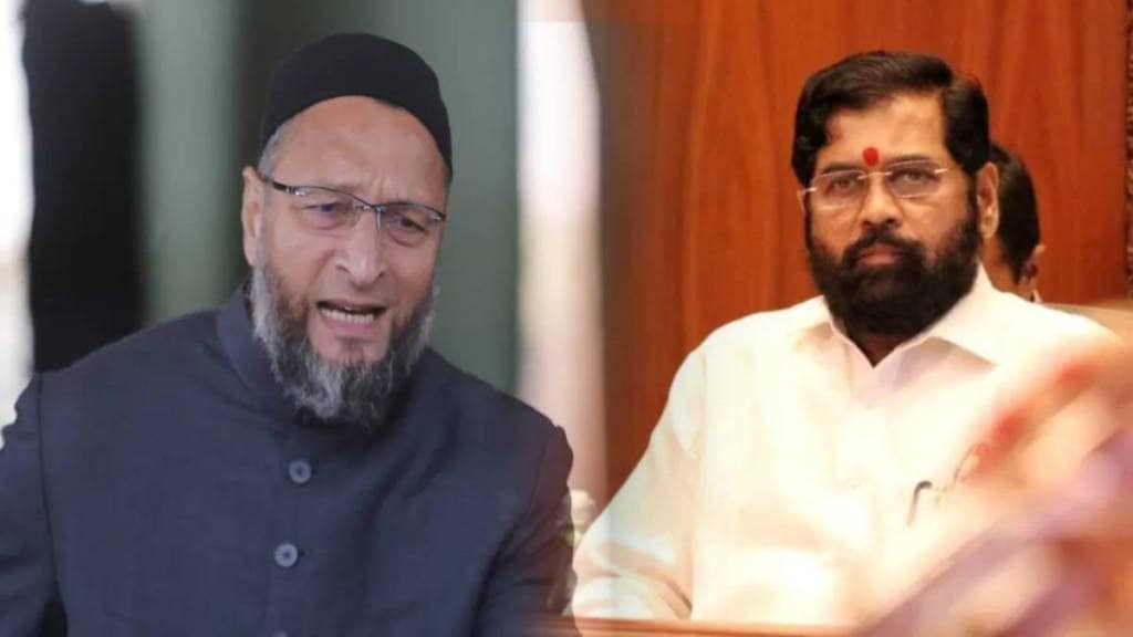 asaduddin owaisi - eknath shinde