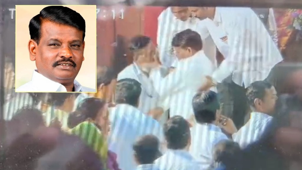 pune bjp mla slaps police officer, bjp mla sunil kamble slaps police officer