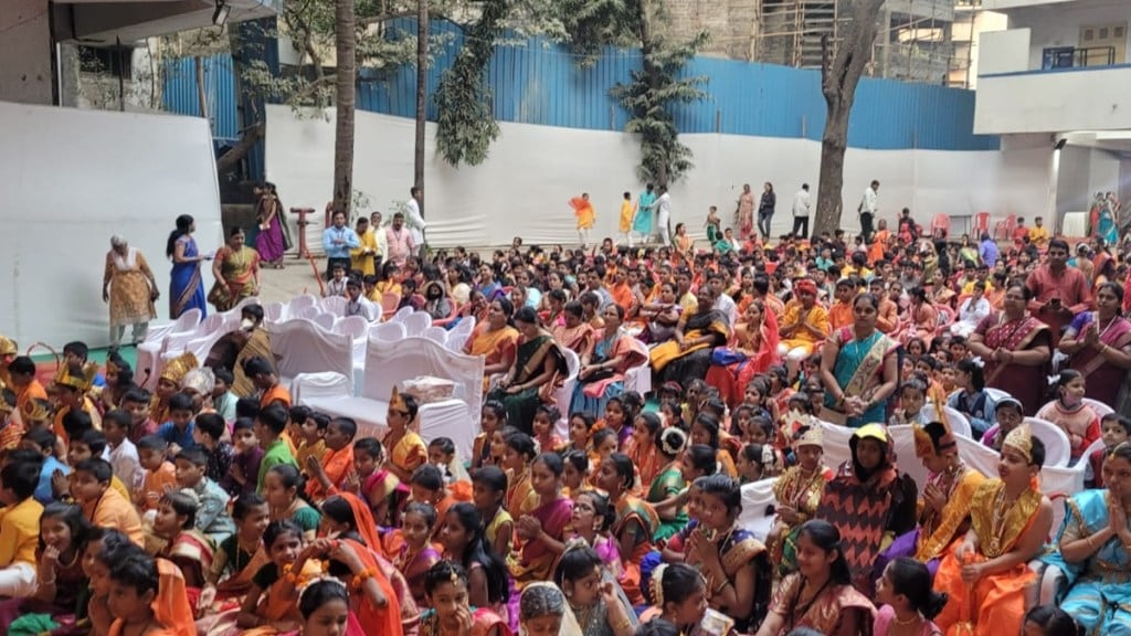 kalyan dombivli school students, celebrated shri ram temple opening ceremony