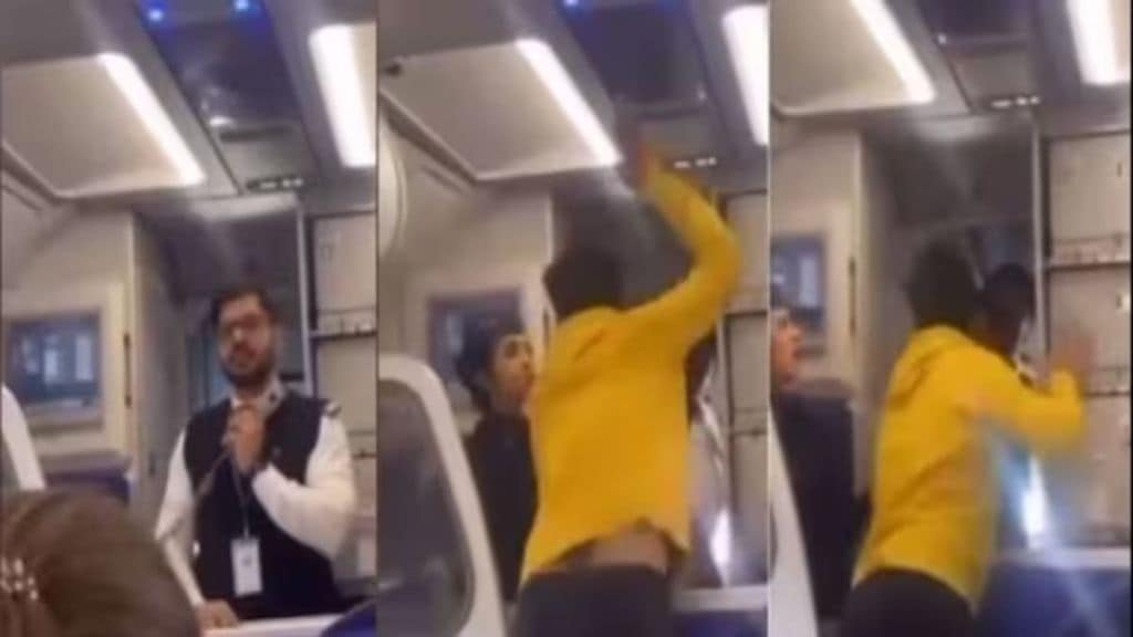 indigo passengers slaps captain