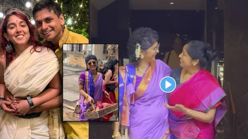 Ira khan nupur shikhare wedding kiran rao wears navari saree