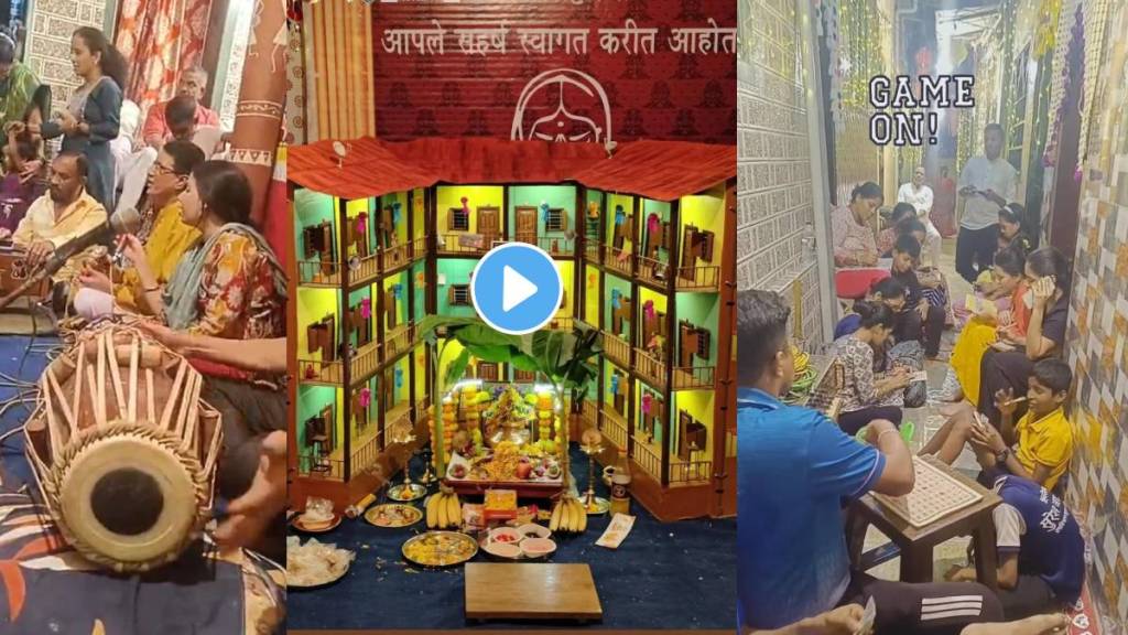 nikhil bane shares chawl video of satyanarayan pooja