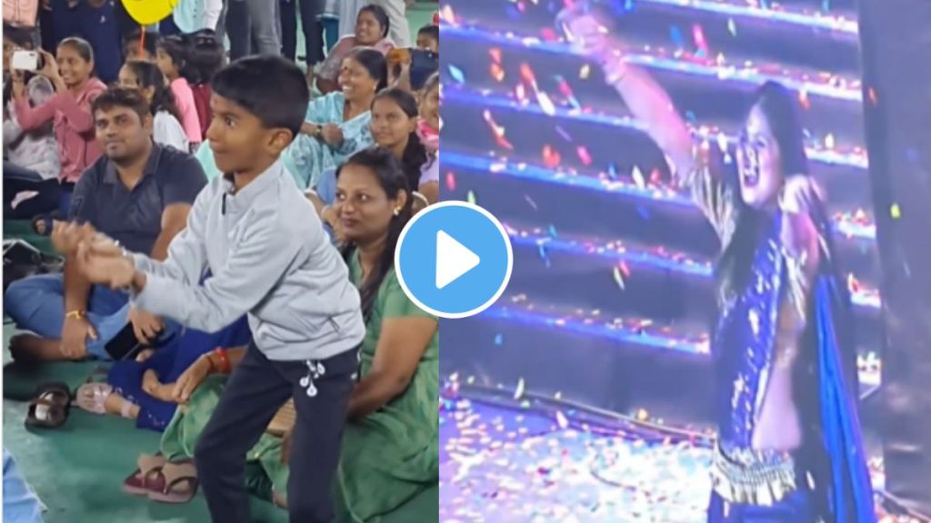 a child amazing dance in gautami patils program