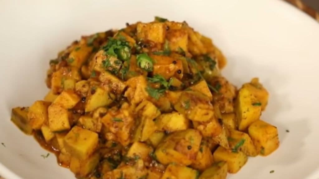 peruchi bhaji recipe