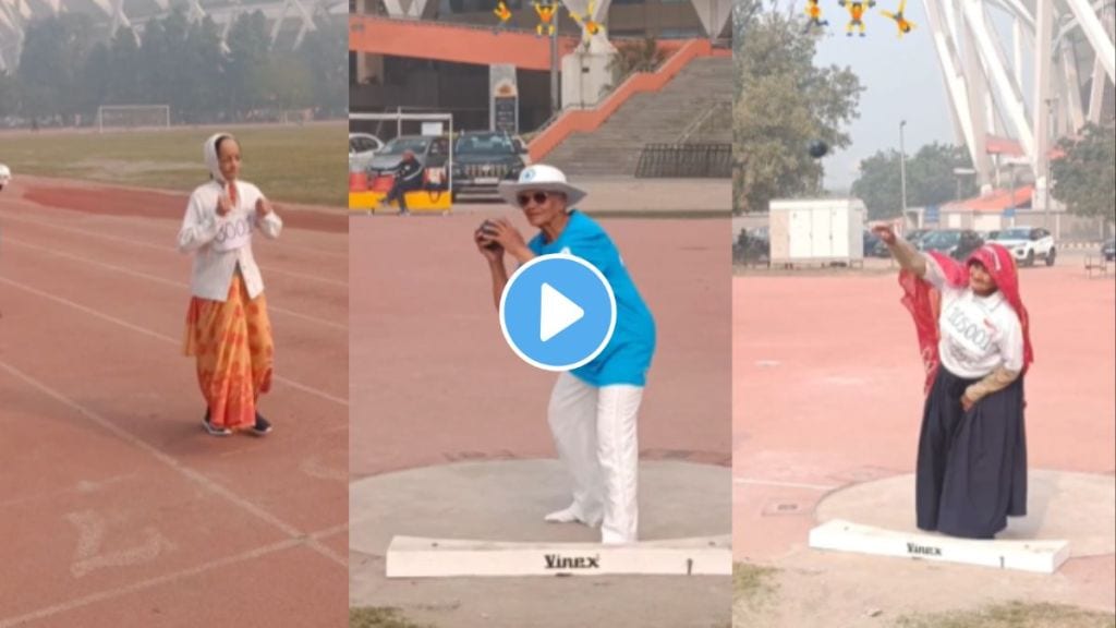 age is just a number old people running and playing shot put video goes viral on social media