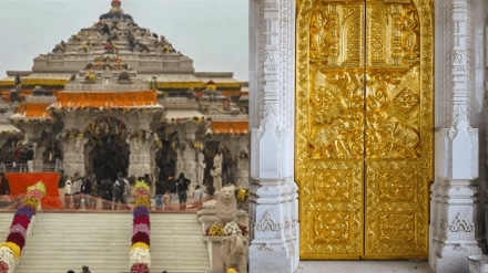 ram mandir gold door