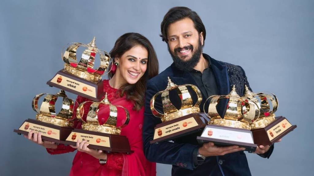 maharashtracha favourite kon 2023 genelia and riteish deshmukh won 9 awards