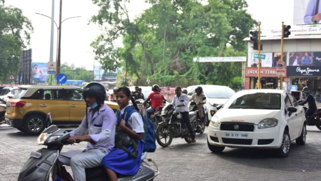 Changes in traffic routes in nagpur to avoid traffic jams