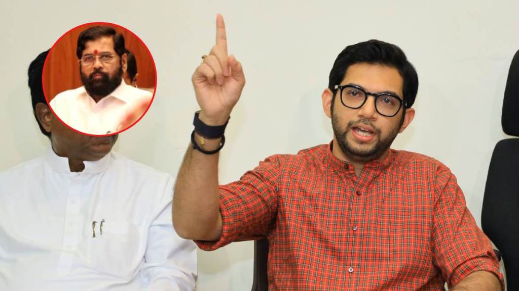 Aditya Thackeray Eknath Shinde (2)