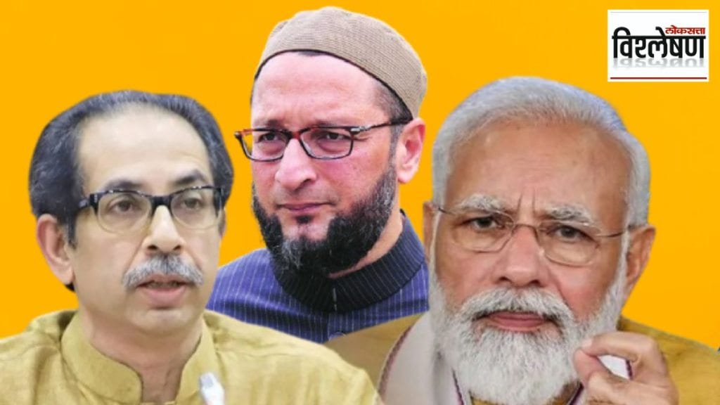 Asaduddin Owaisi on Narendra Modi Uddhav Thackeray Kurta In Marathi