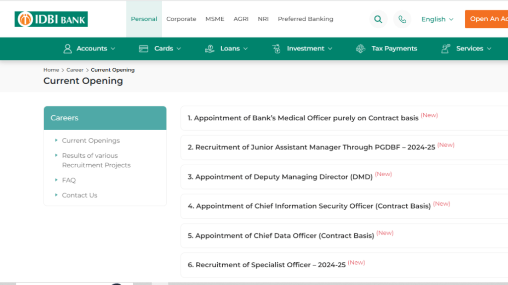 IDBI Bank Vacancy 2024 Educational Qualification Salary Details IDBI Mumbai Notification 2024 How To Apply snk 94