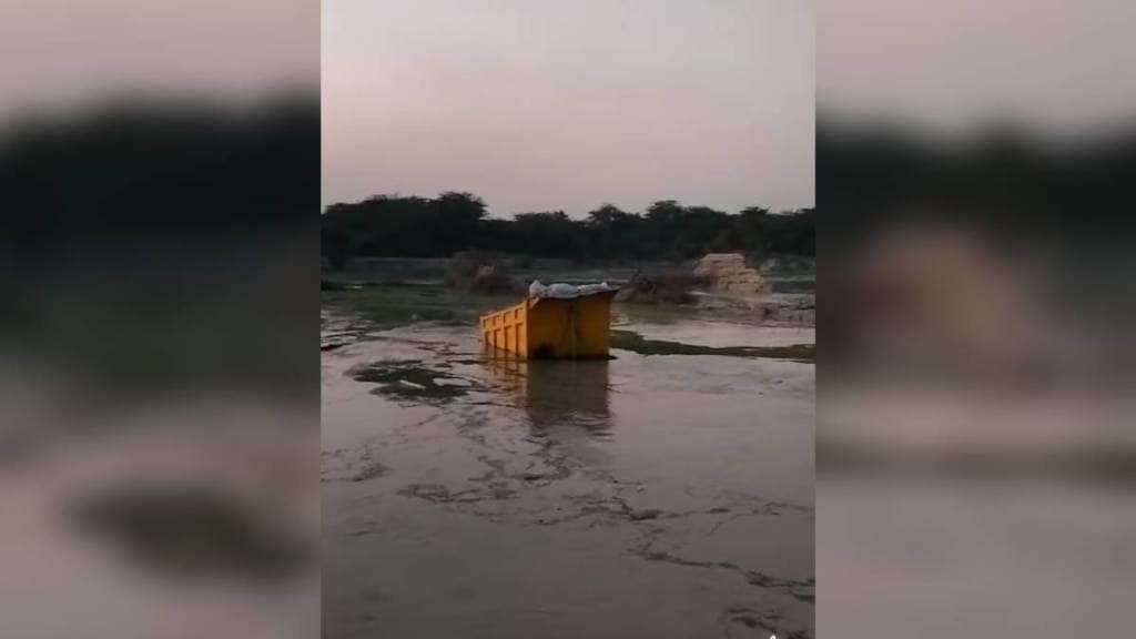 water dam in Koradi burst