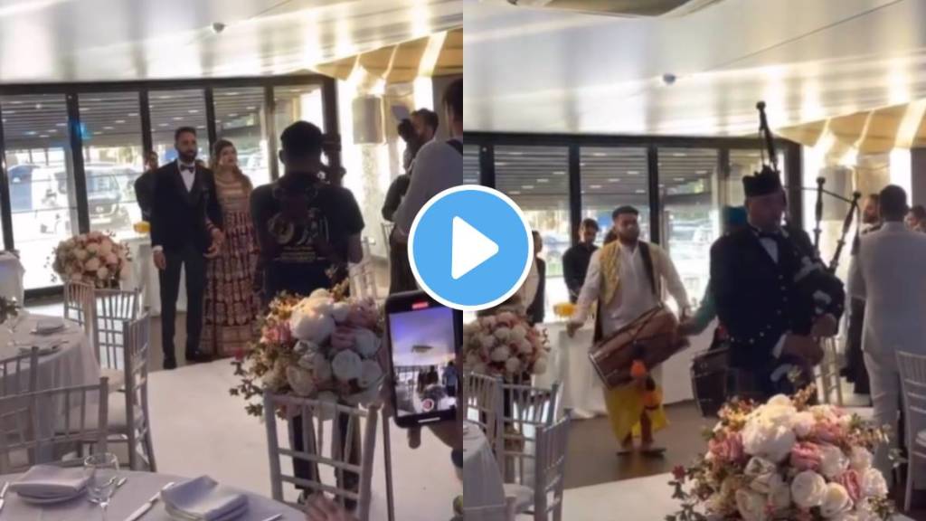 Viral Video cross cultural wedding playing their instruments For Married Couple Entry