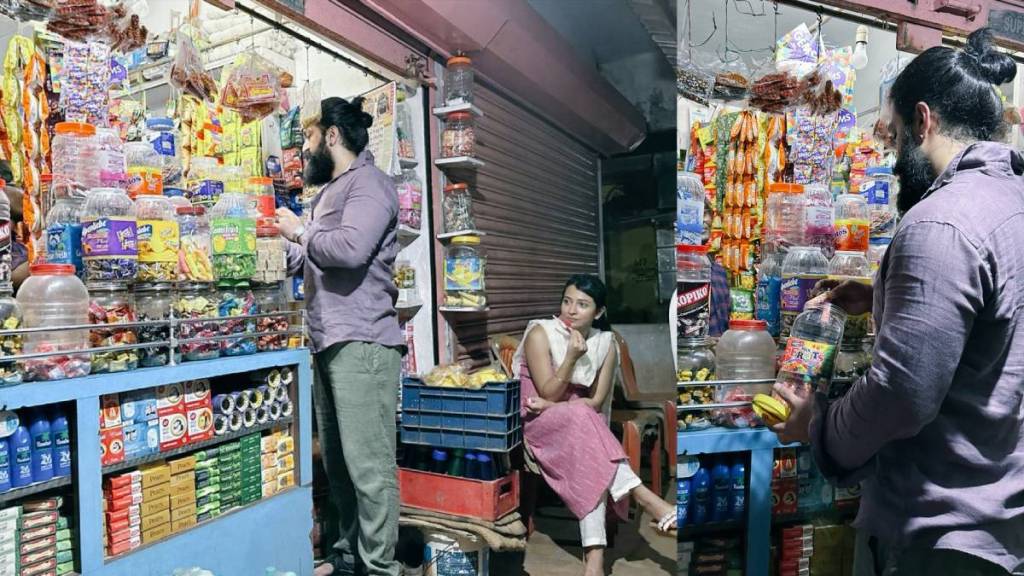 Superstar Yash buying ice candy for wife radhika in local street shop photo goes viral