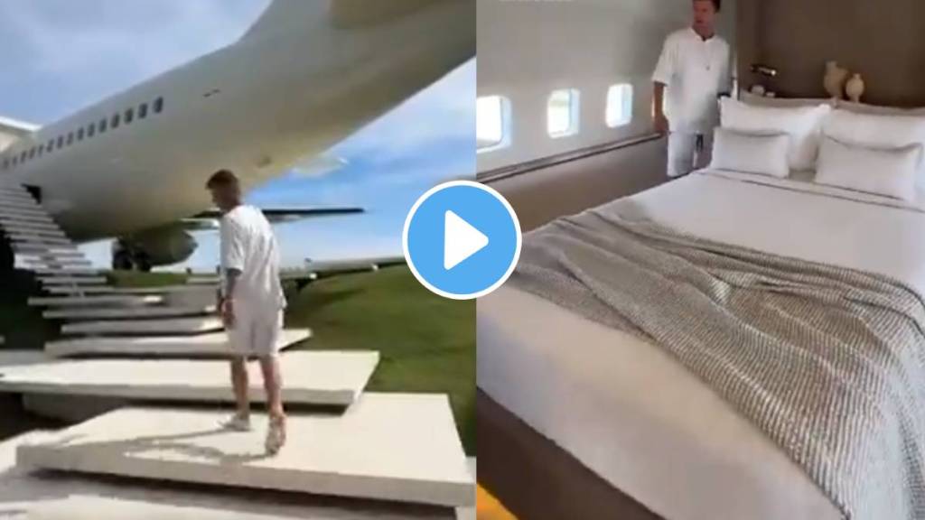 Industrialist Anand Mahindra reacts On Man Video who converted a Boeing 737 into a private jet villa