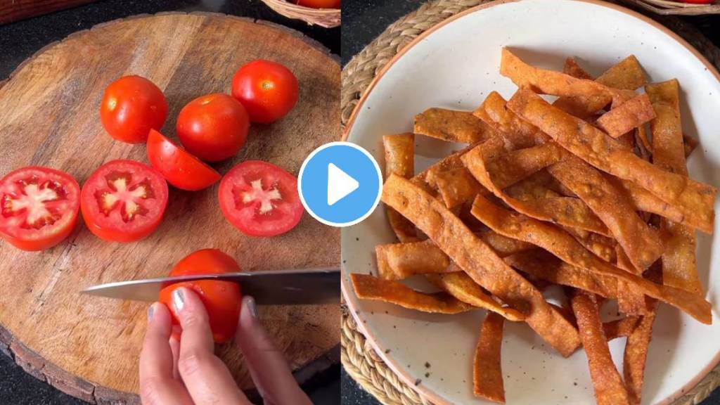 How To Make Home Made Crunchy Tomato Sticks For Evening tea Time Snack Note The Recipes