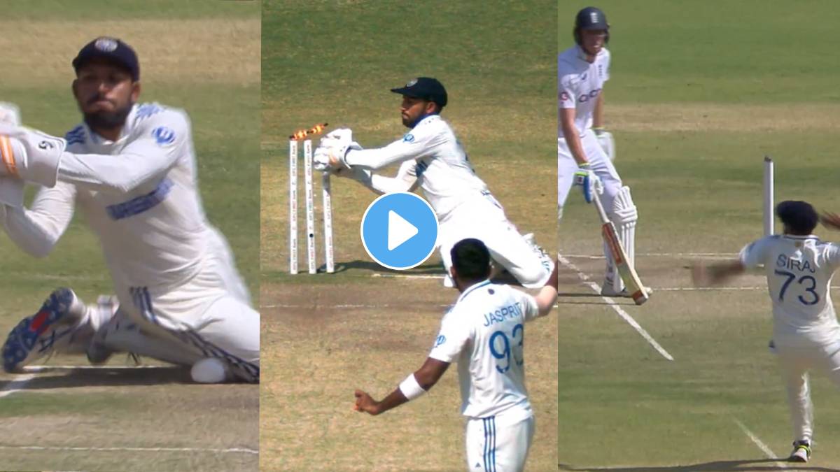 IND vs ENG 3rd Test : सिराजची चपळाई तर जुरेलची चतुराई, डकेटचा ‘करेक्ट कार्यक्रम’; रनआऊटचा VIDEO व्हायरल