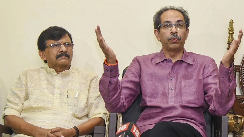 Uddhav Thackeray and Sanjay Raut