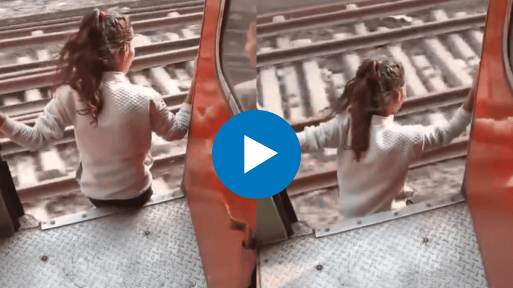 Viral Video Girl Jumps From Moving Train Netizens Blame Cameraperson For Not Intervening