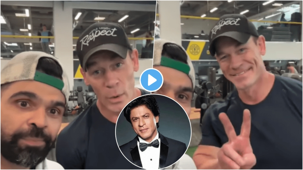 WWE star john cena sings sharukh khan bholi si surat song