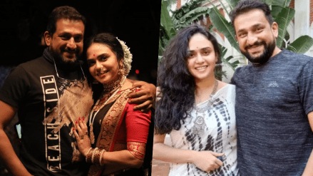 amruta khanvilkar gifted watch to prasad oak