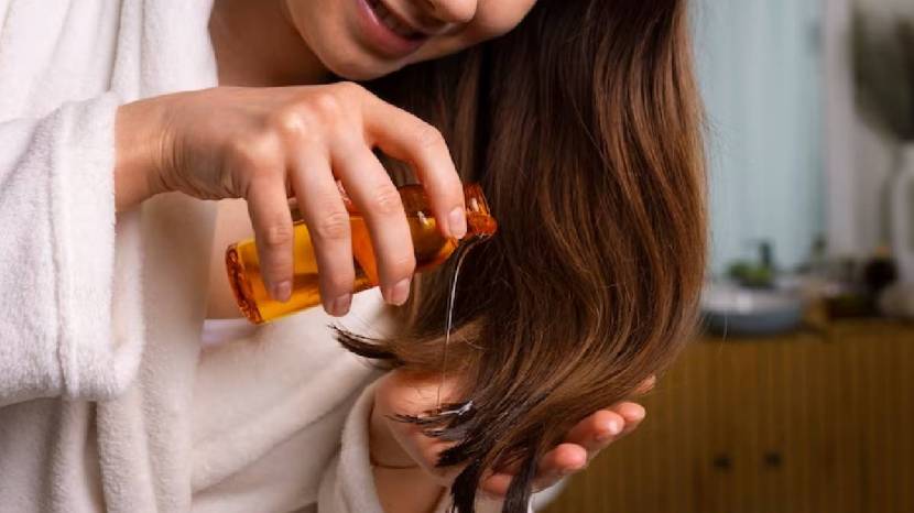 diy homemade hair oil hair care tips mustard oil fenugree seeds almond oil effective for hair growth how to use it for hair ayurvedic hair oils to reduce hairfall and help hair growth