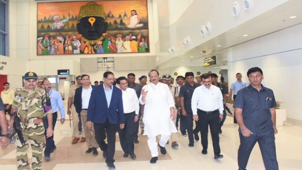 ajit pawar latest news in marathi, ajit pawar pune airport marathi news, ajit pawar inspect pune airport marathi news