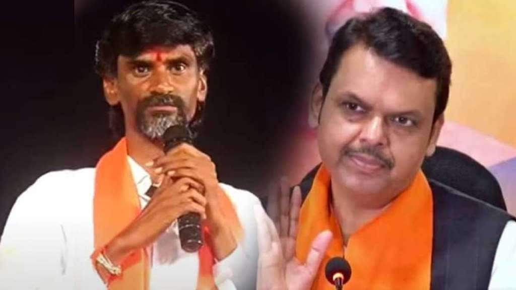 manoj jarange and devendra fadnavis