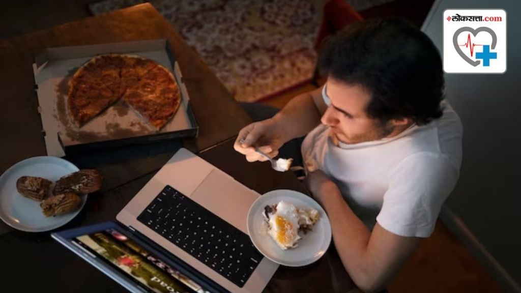 Watching TV While Eating