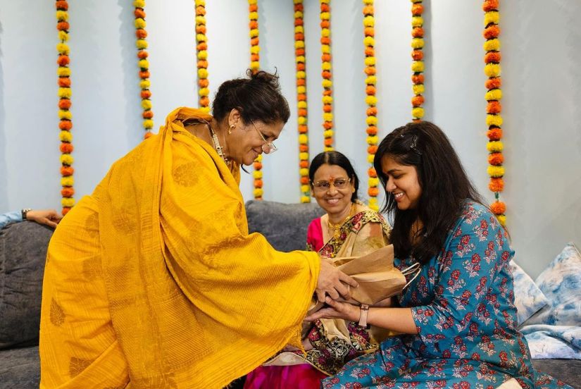 pooja sawant shares beautiful photos of vyahi bhojan