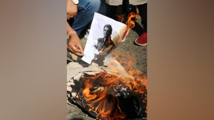 nagpur university police complaint veer savarkar effigy burnt kunal raut bjp congress