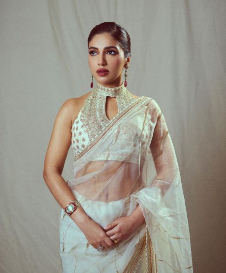 Bhumi Pednekar Bandhani Skirt Blouse