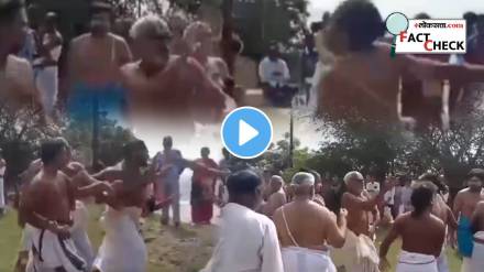 Indian Temple Priest Fighting Beating Each Other Over Donations Viral Video has False Claim Why did the Fight over Murti Happen