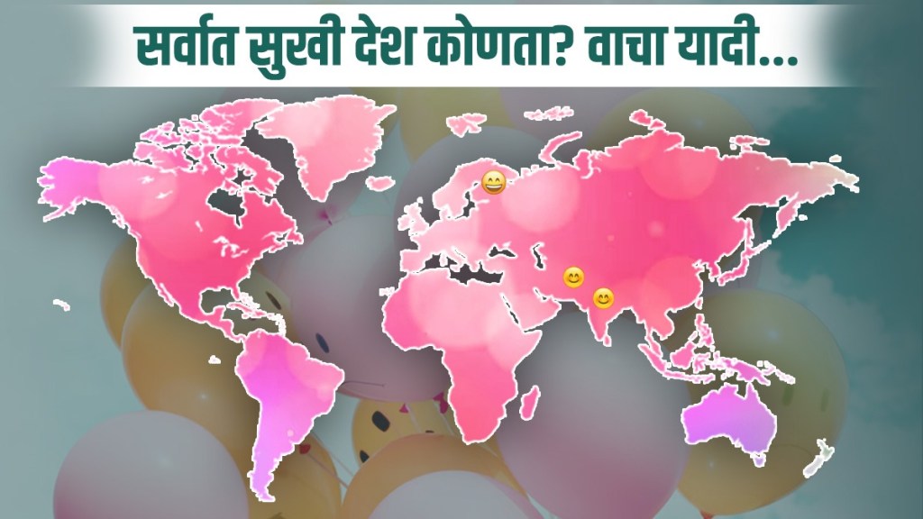 In world happiness index of 2024, which country tops and where India stands