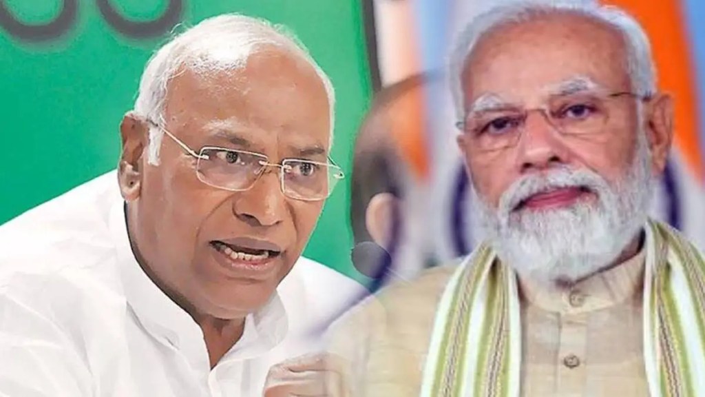 Mallikarjun Kharge and narendra modi