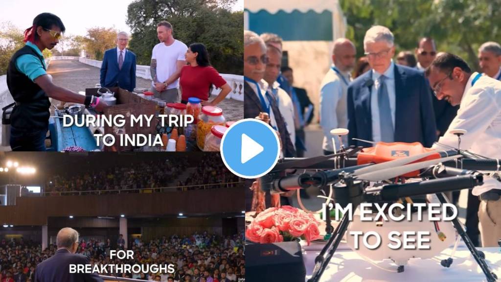 Bill Gates Shared his latest trip to India on YouTube channel shared a photos and videos of his visit on his