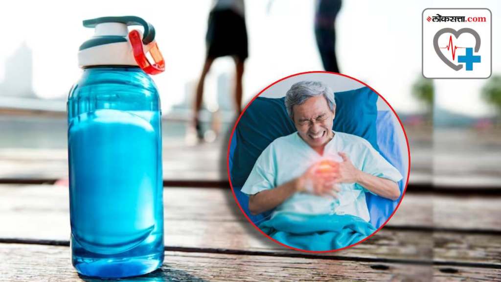 plastic water bottle harmful for you heart health increase heart attack risk