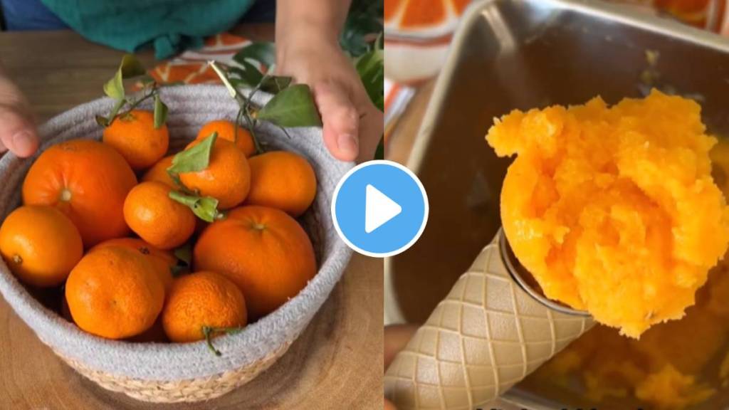 Try This Homemade Ice Cream With Fresh Oranges Note Easy And Healthy Recipe