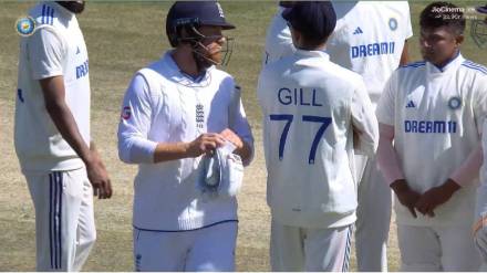 Johnny Bairstow Shubman Gill Fight