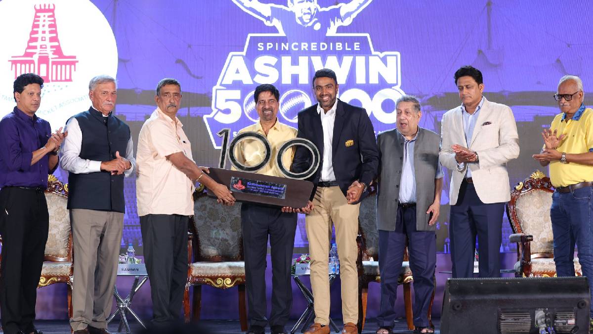 Ravichandran Ashwin तामिळनाडू क्रिकेट असोसिएशनकडून अश्विनचा गौरव १