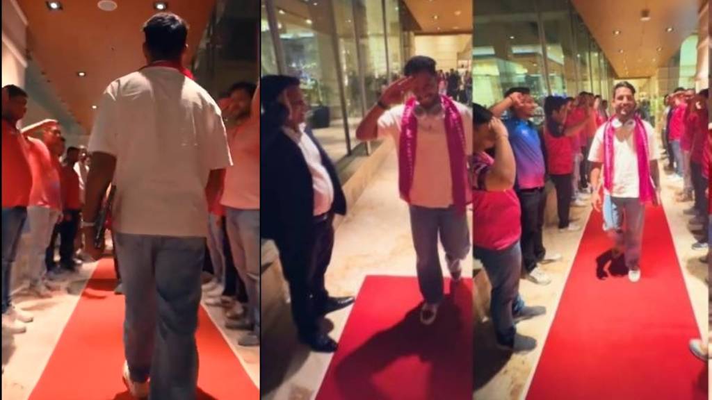 Dhruv Jurel Gets Salute Welcome While Joining the Rajasthan Royals Camp