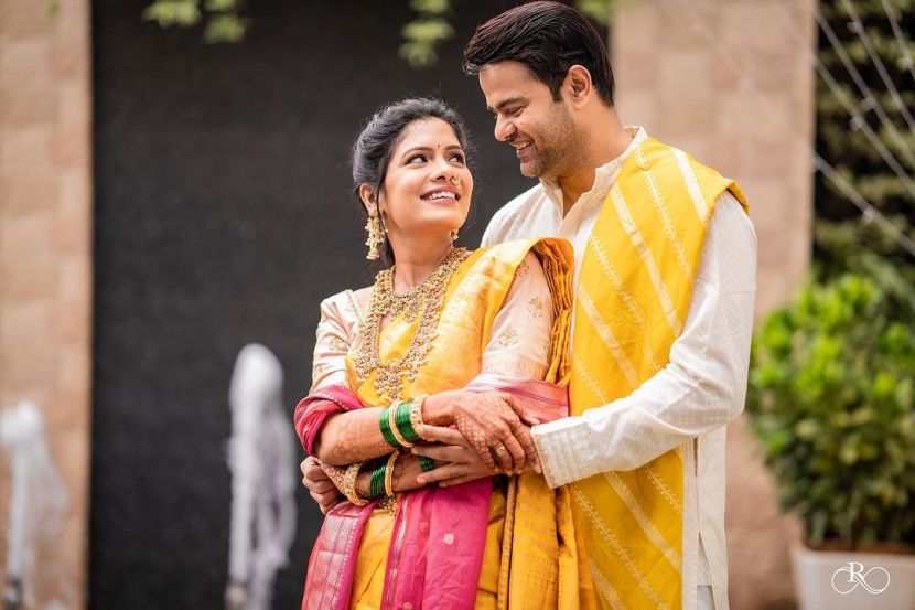 Newly Weds Marathi Actress Mangalsutra