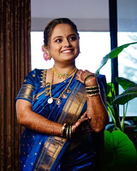 Newly Weds Marathi Actress Mangalsutra