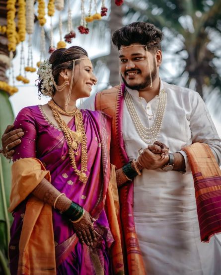 Newly Weds Marathi Actress Mangalsutra